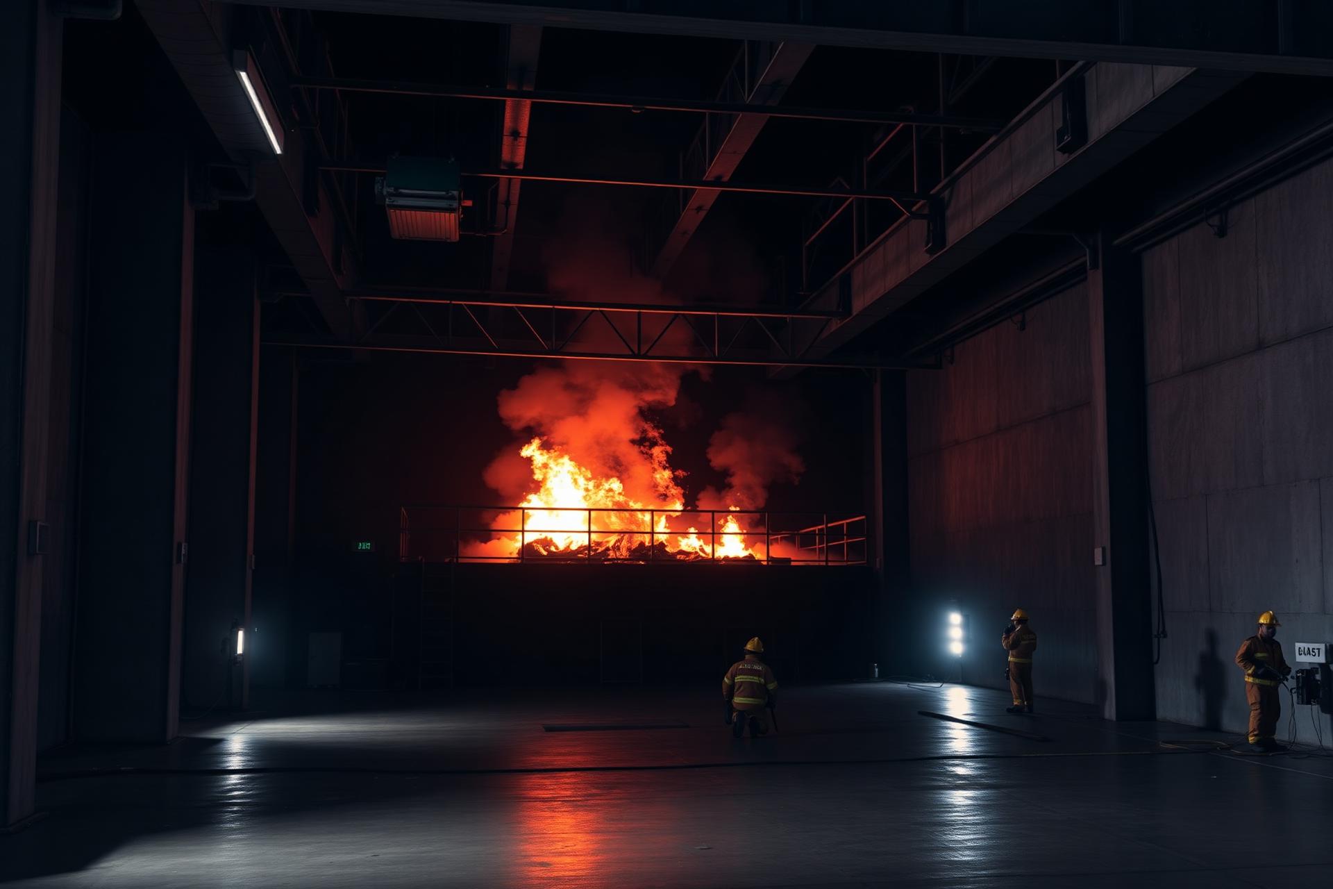 Plateau CERI SoluRisk — formation incendie en conditions réelles